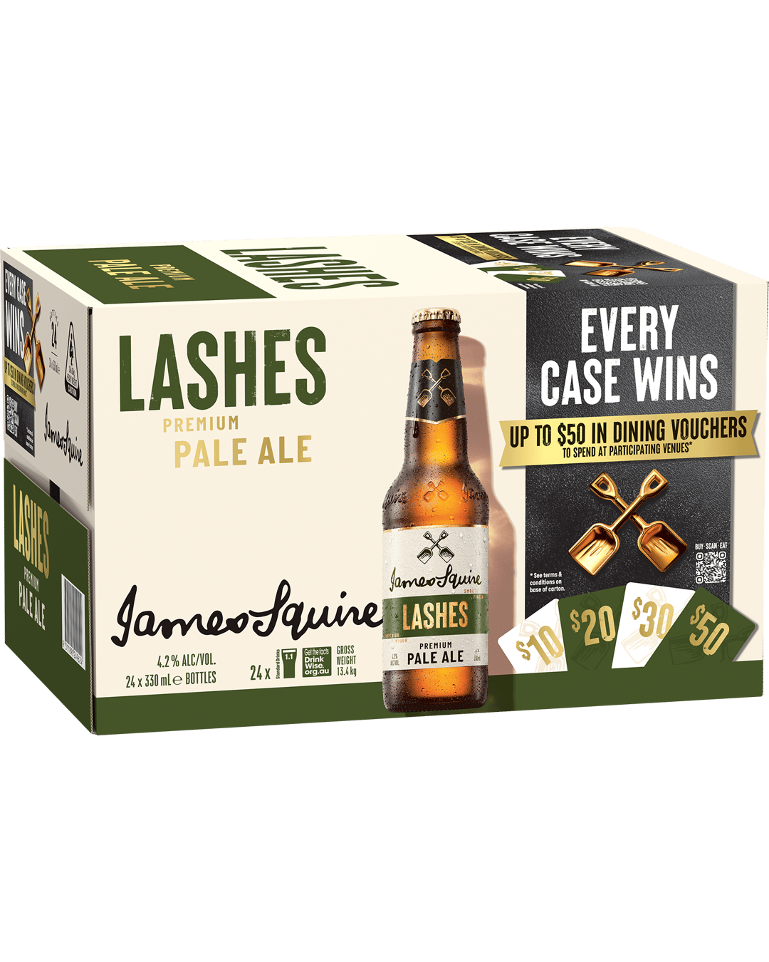 Buy James Squire One Fifty Lashes Pale Ale Bottles 345ml online with
