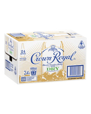 Crown Royal Whisky & Dry 330ml  24 Case