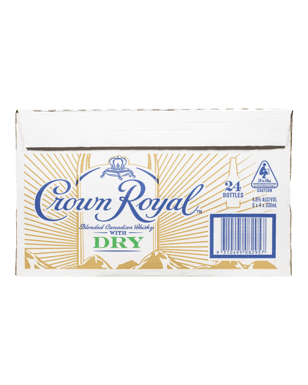 Crown Royal Whisky & Dry 330ml  24 Case