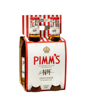 Pimm's No 1 Cup Lemonade & Ginger Ale 330ml  4 Pack