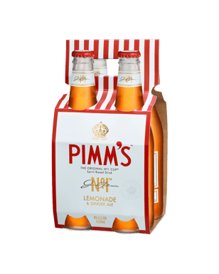 Pimm's No 1 Cup Lemonade & Ginger Ale 330ml  4 Pack