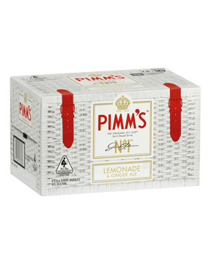 Pimm's No 1 Cup Lemonade & Ginger Ale 330ml  24 Case