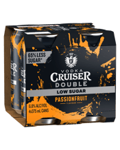 Cruiser Double Passionfruit 6.8% Can 375ml  4 Pack
