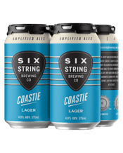 Six String Brewing Co. Coastie Lager Cans 375ml  4 Pack