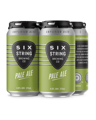 Six String Brewing Co. Pale Ale Cans 375ml  4 Pack