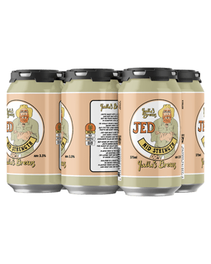 Yulli's Brews Jed Mid Strength Can 375ml  6 Pack