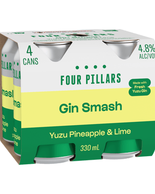 Four Pillars Gin Smash Cans 330ml  4 Pack