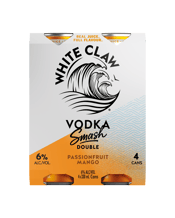 White Claw Vodka Passonfruit Mango Cans 330ml  4 Pack