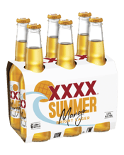 Xxxx Bright Lager With Mango Bottles 330ml  6 Pack