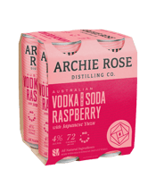 Archie Rose Australian Vodka & Soda With Raspberry & Yuzu Cans  4 Pack