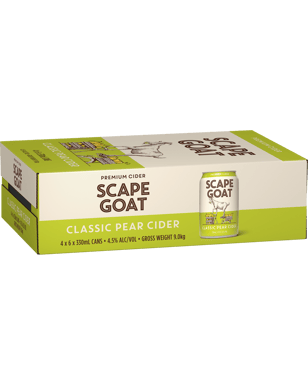 Scape Goat Pear Cider Cans 330ml  24 Case