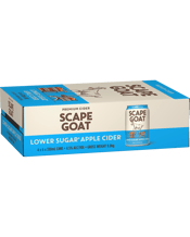 Scape Goat Low Sugar Apple Cider Cans 330ml  24 Case