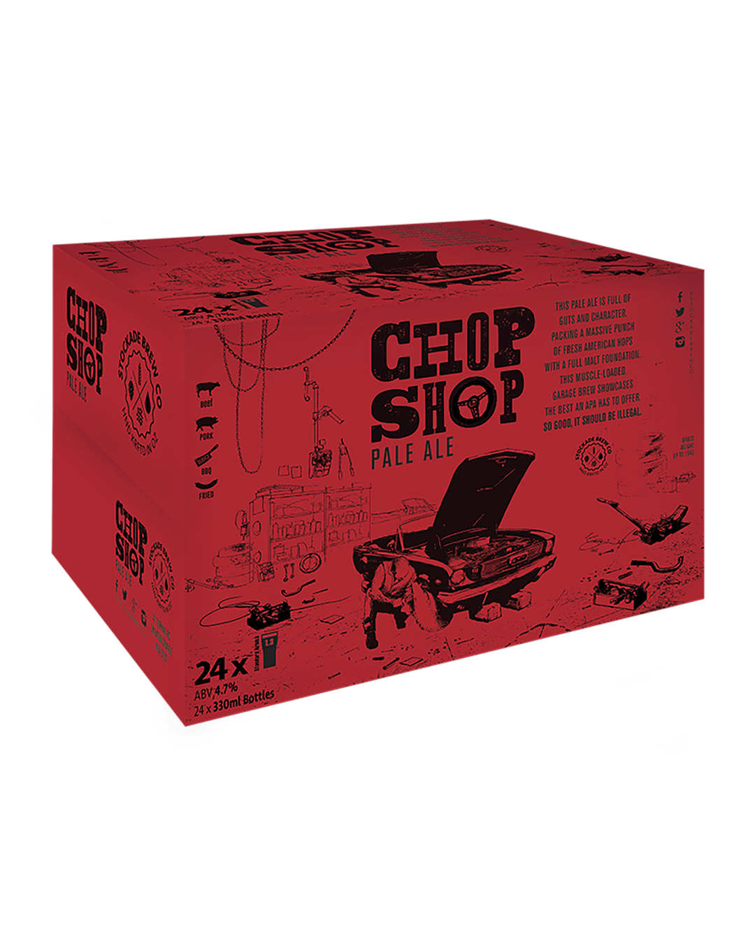 Stockade Brew Co Chop Shop Pale Ale