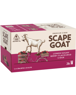 Scape Goat Berry Low Sugar Cider 6x4330ml  20 Case