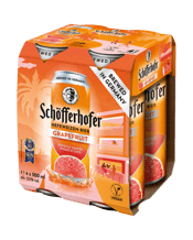 Schöfferhofer Grapefruit Can 500ml  4 Pack