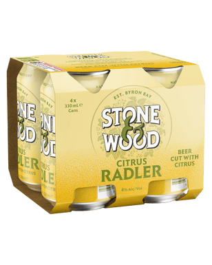 Stone & Wood Radler Citrus Cans 330ml  4 Pack