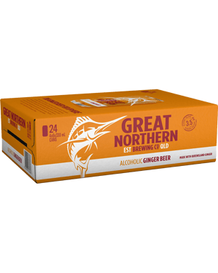 Great Northern Brewing Co. Ginger Beer 3.5% Cans 330ml  24 Case