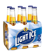 Foster's Light Ice Bottle 330ml  6 Pack