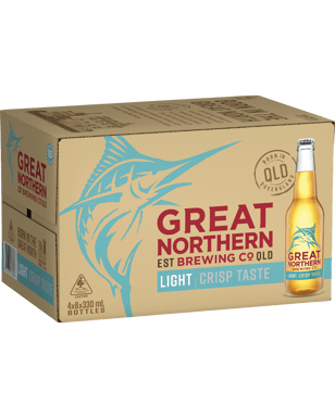 Great Northern Brewing Co. Light Bottle 330ml  24 Case