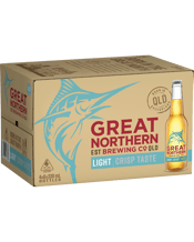 Great Northern Brewing Co. Light Bottle 330ml  24 Case