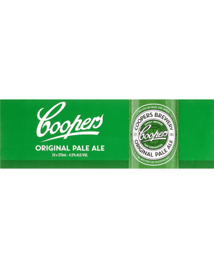 Coopers Original Pale Ale Cans 375ml  24 Case