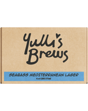 Yulli's Brews Seabass Mediterranean Lager Cans 375ml  24 Case