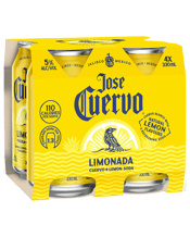 Jose Cuervo Limonada Cuervo & Lemon Soda Cans 330ml  4 Pack