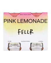 Fellr Alcoholic Sodapink Lemonade Cans 330ml  4 Pack