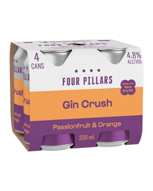 Four Pillars Gin Crush Cans 330ml  4 Pack