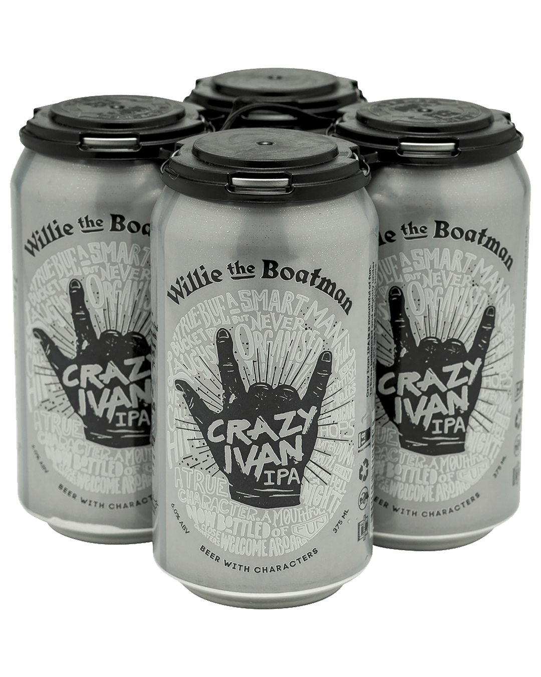Willie The Boatman Crazy Ivan IPA Cans 4x375mL