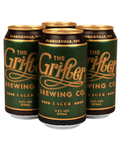 The Grifter Brewing Co Lager Cans 375ml  4 Pack