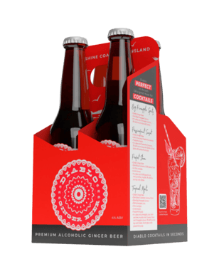 Diablo Co Ginger Beer 330ml  4 Pack