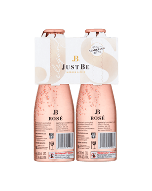 Justbe Rose Sparkling 200ml  4 Pack