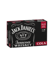 Jack Daniel's Tennessee Whiskey & Cola Cans 375ml  24 Case