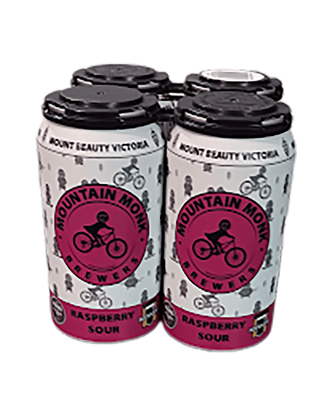 Mountain Monk Brewers Raspberry Sour Cans 375mLx4