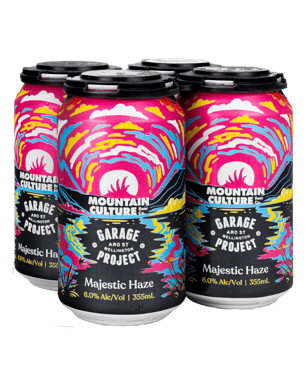 Mountain Culture Garage Project Majestic Haze Ipa Cans 355ml  4 Pack