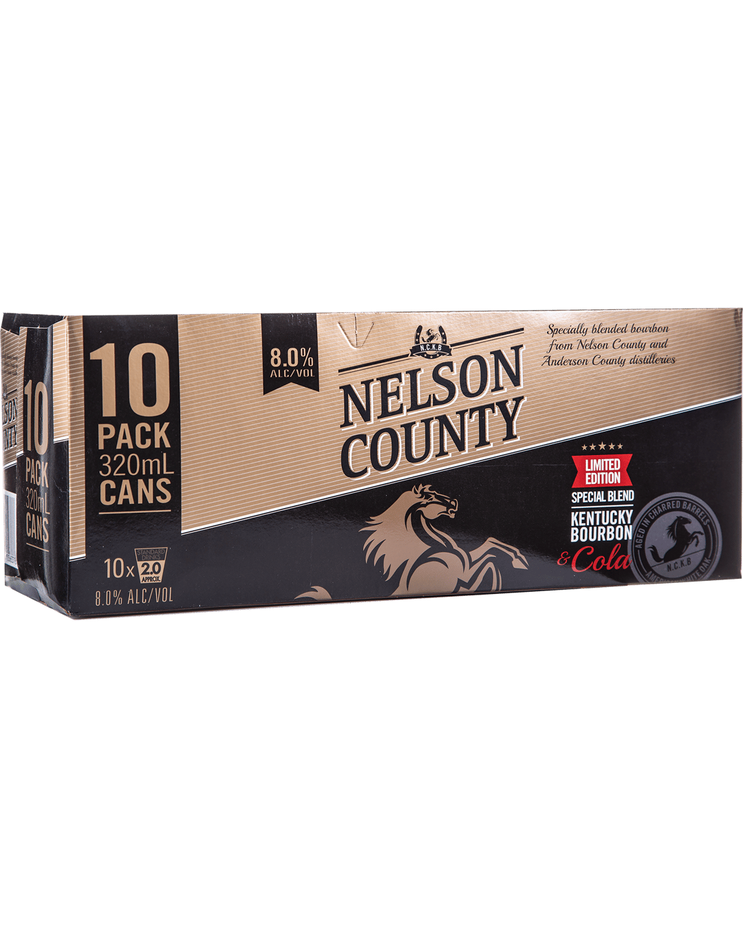 Nelson County Bourbon & Cola 8% Cans 320mL