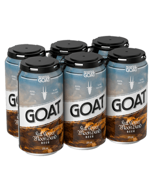 Mountain Goat Full Flower Moon Band Beer Cans 375ml  6 Pack
