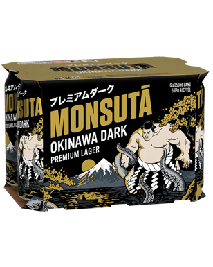 Monsuta Okinawa Dark Cans 350ml  6 Pack