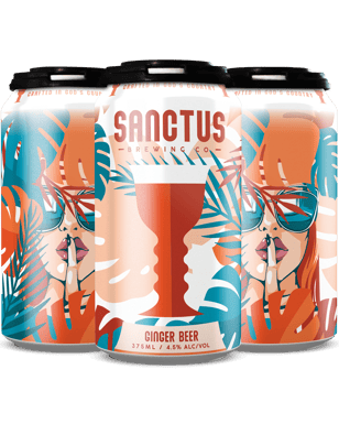 Sanctus Brewing Co Ginger Beer Can 375ml  4 Pack