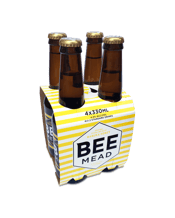 Beemead Manuka Honey Sparkling Mead 300ml  4 Pack