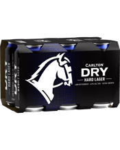 Carlton Dry Hard Cans 375ml  6 Pack