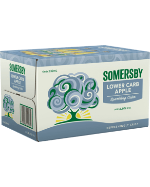 Somersby Low Carb Apple Cider 330ml Bottles  24 Case