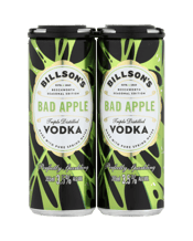 Billson's Vodka With Bad Apple Cans 355ml  4 Pack