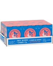 Sky River Cider Co. Cider & Soda Watermelon Cans 330ml  24 Case