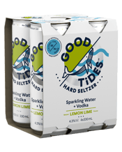 Good Tides Hard Seltzer Lemon Lime 4.3% 330ml  4 Pack