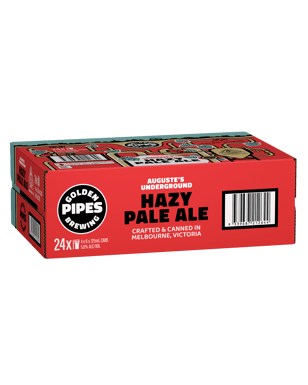 Golden Pipes Hazy Pale Ale Cans 375ml  24 Case