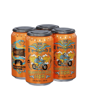 Pirate Life X Mountain Culture Mountain Life Iipa Cans 355ml  4 Pack