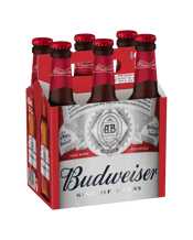 Budweiser Bottles 330ml  6 Pack