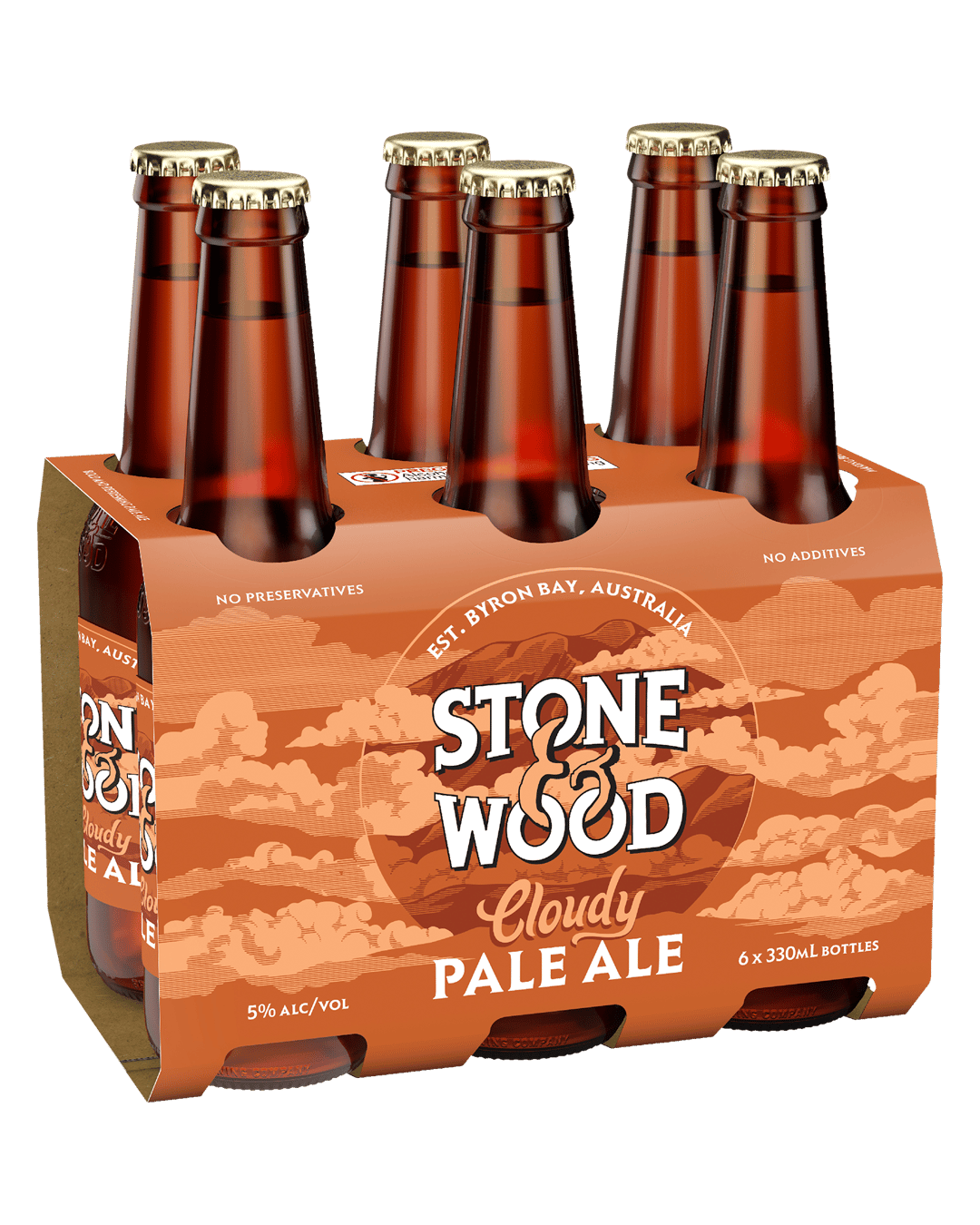 Stone & Wood Cloudy Pale Ale Bottles 6x330mL